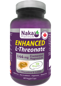 Enhanced L-Threonate 144mg Magnesium + L-Theanine + Gaba - 60 V-Caps