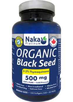 Platinum Organic Black Seed - 150 Softgels + BONUS