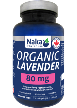 Organic Lavender 80mg - 75 Softgels