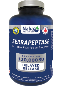 Serrapeptase - 150 V-Caps + BONUS