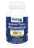 Natural Trans-Resveratrol Japenese Knotweed 600mg - 30 V-Caps