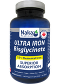 Ultra Iron Bisglycinate 25mg Elemental Iron - 240 + 120 V-Caps FREE
