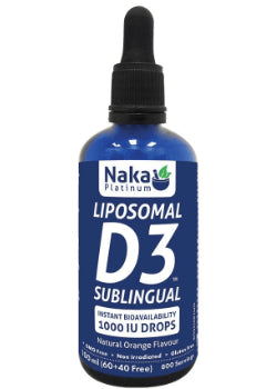 Liposomal D3 Sublingual 1,000iu Drops (Orange) - 100ml