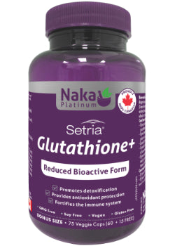 Platinum Setria Glutathione+ - 75 V-Caps