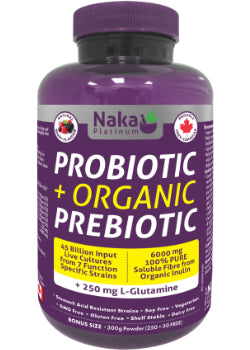 Probiotic + Organic Prebiotic (Natural Berry Flavour) - 300g + BONUS