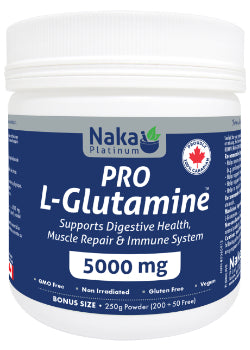 Pro L-Glutamine 5,000mg - 200 + 50g BONUS