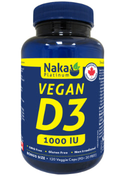 Vegan D3 1,000iu - 120 V-Caps