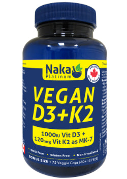 Vegan D3 + K2 - 75 V-Caps