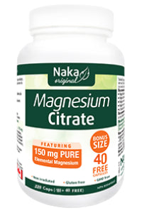 Magnesium Citrate 150mg - 220 Caps + BONUS