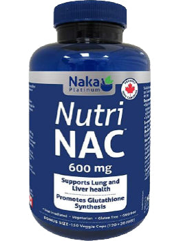 Nutri NAC 600mg - 150 V-Caps + BONUS
