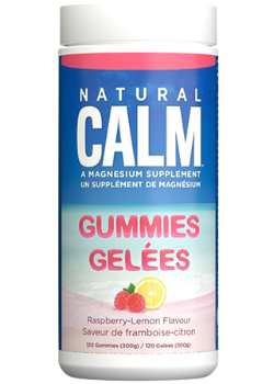 Natural Calm Gummies (Raspberry Lemon) - 120 Gummies