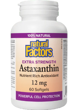 Astaxanthin Extra Strength 12mg - 60 Softgels