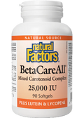 BetaCareAll 25,000iu - 90 Softgels