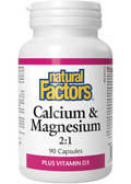 Calcium & Magnesium 2:1 Plus Vitamin D3 - 90 Caps