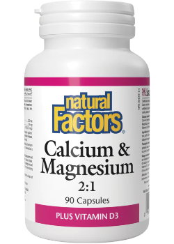 Calcium & Magnesium 2:1 Plus Vitamin D3 - 90 Caps