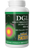 DGL (Deglycyrrhizinated Licorice Root) - 180 + 90 Chew Tabs FREE