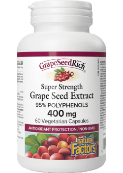 GrapeSeedRich Super Strength 400mg - 60 V-Caps