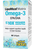 LipoMicel Matrix Omega-3 EPA/DHA - 60 Softgels