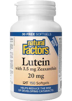 Lutein 20mg - 120 + 30 Softgels FREE