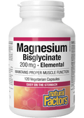 Magnesium Bisglycinate 200mg Elemental - 120 V-Caps