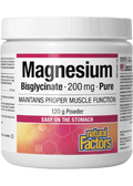 Magnesium Bisglycinate 200mg Pure - 120g