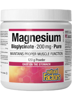 Magnesium Bisglycinate 200mg Pure - 120g