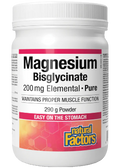 Magnesium Bisglycinate 200mg Pure - 290g