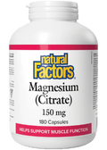 Magnesium Citrate 150mg - 180 Caps