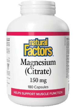Magnesium Citrate 150mg - 180 Caps