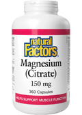 Magnesium Citrate 150mg - 360 Caps