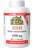 MSM 1,000mg - 240 Caps + BONUS