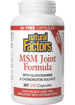 MSM Joint Formula - 240 Caps + BONUS