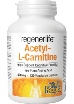 Regenerlife Acetyl-L-Carnitine 500mg - 120 V-Caps