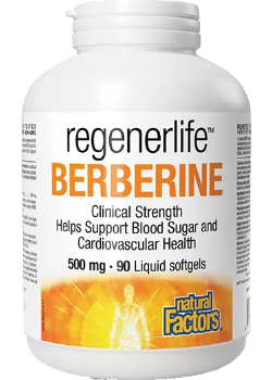 RegenerLife Berberine 500mg - 90 Liquid Softgels