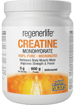 RegenerLife Creatine Monohydrate (Unflavoured) - 600g