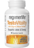 Regenerlife TestoVitality With Organic Maca Extract - 60 V-Caps