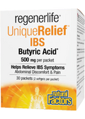RegenerLife UniqueRelief IBS Butyric Acid 500mg - 30 Packets