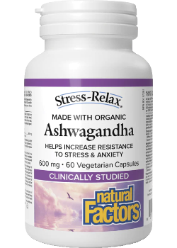 Stress-Relax Ashwaganda 600mg - 60 V-Caps