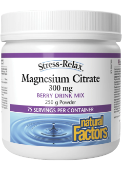 Stress-Relax Magnesium Citrate Powder 300mg (Berry) - 250g