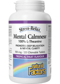Stress-Relax Mental Calmness - 120 Chew Tabs + BONUS