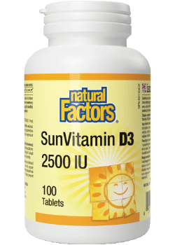 SunVitamin D3 2,500iu - 100 Tabs