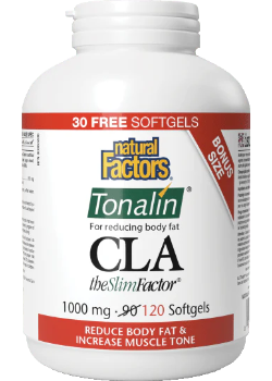 Tonalin CLA 1,000mg - 120 Softgels + BONUS