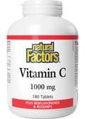 Vitamin C 1,000mg + Bioflavonoids & Rosehips - 180 Tabs