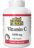 Vitamin C 1,000mg Time Release - 180 Tabs