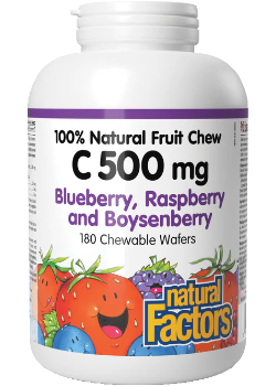 Vitamin C 500mg (Blueberry/Raspberry/Boysenberry) Chewable - 180 Wafers