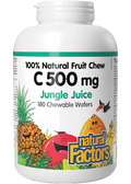 Vitamin C 500mg (Jungle Juice) Chewable - 180 Wafers