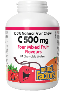 Vitamin C 500mg (Mixed Fruit) Chewable - 90 Wafers