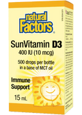 SunVitamin D3 400iu Drops - 15ml