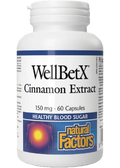 WellBetX Cinnamon Extract 150mg - 60 Caps
