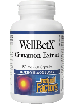 WellBetX Cinnamon Extract 150mg - 60 Caps